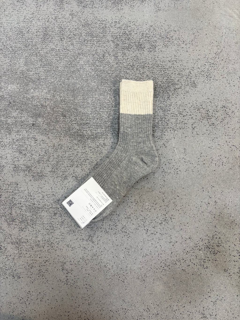 Wollsocken mit Bündchen