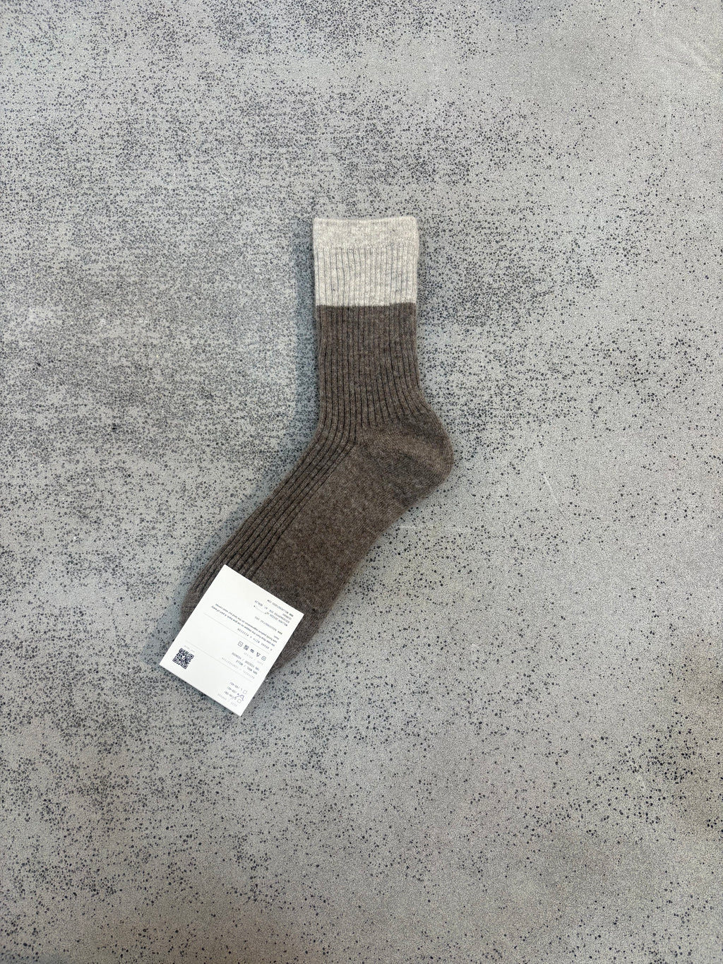 Wollsocken mit Bündchen