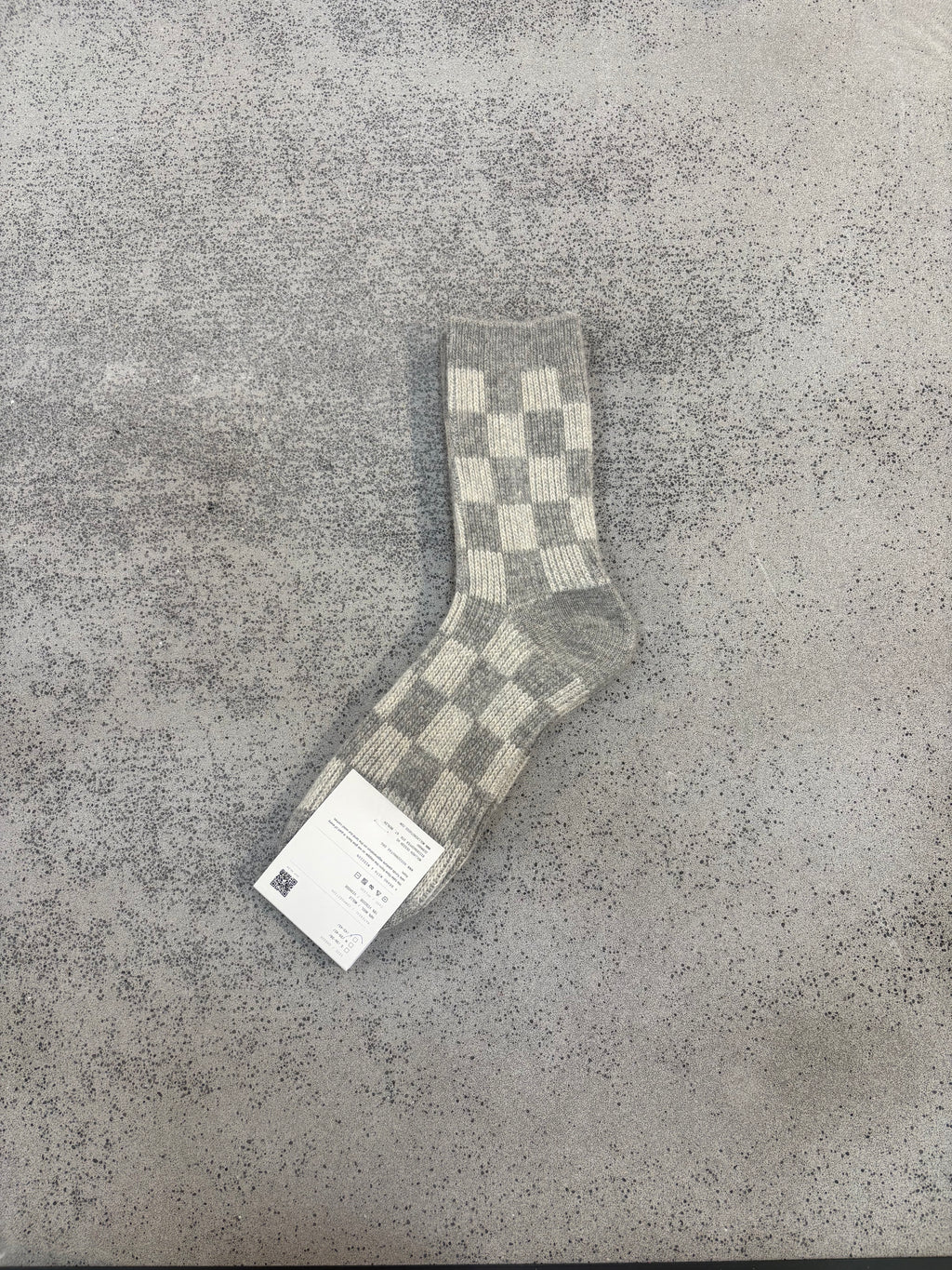Wollsocken Karo