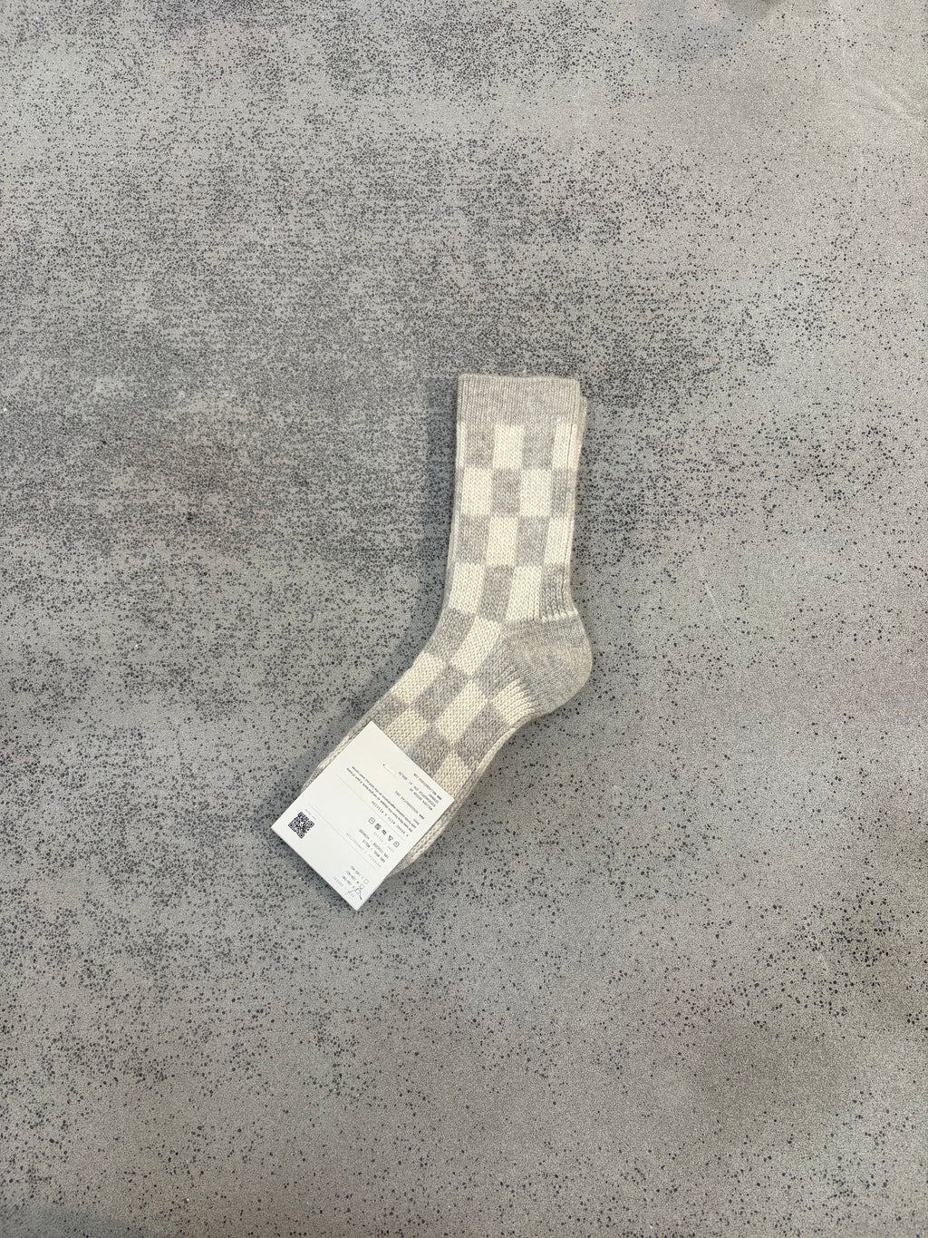 Wollsocken Karo