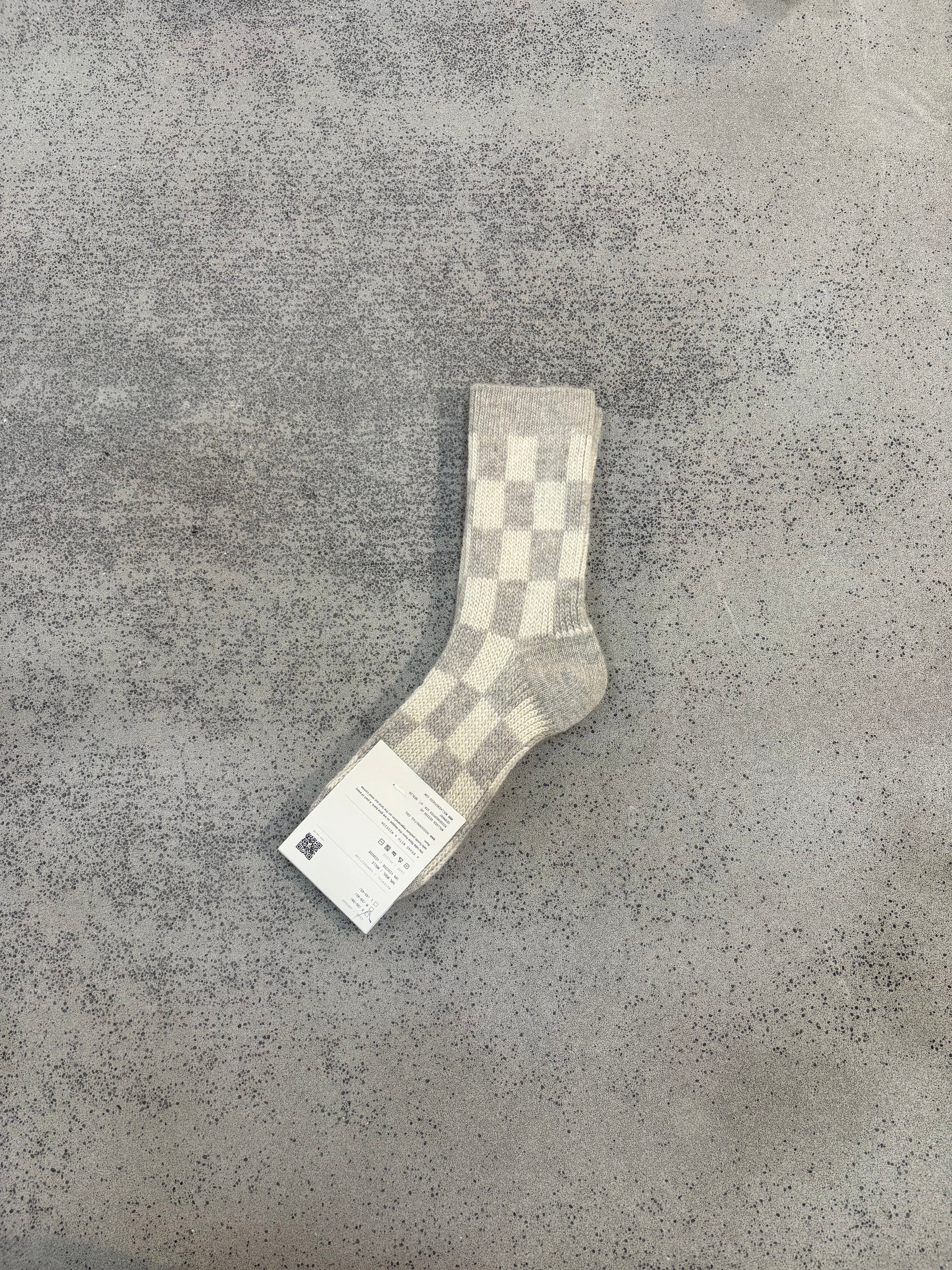 Wollsocken Karo