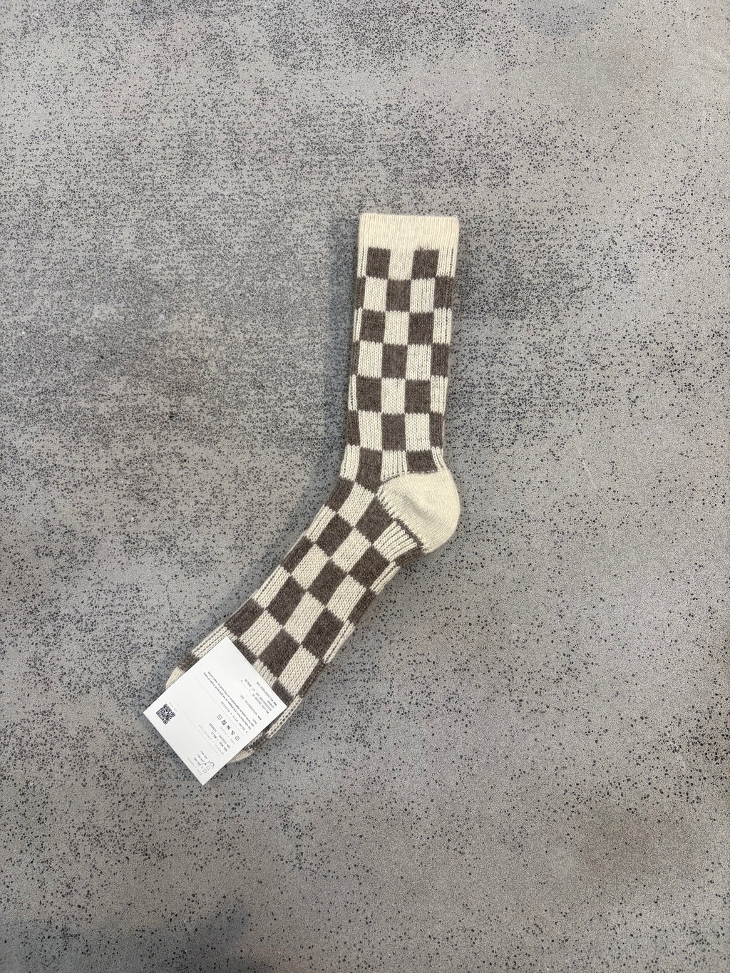 Wollsocken Quadrat