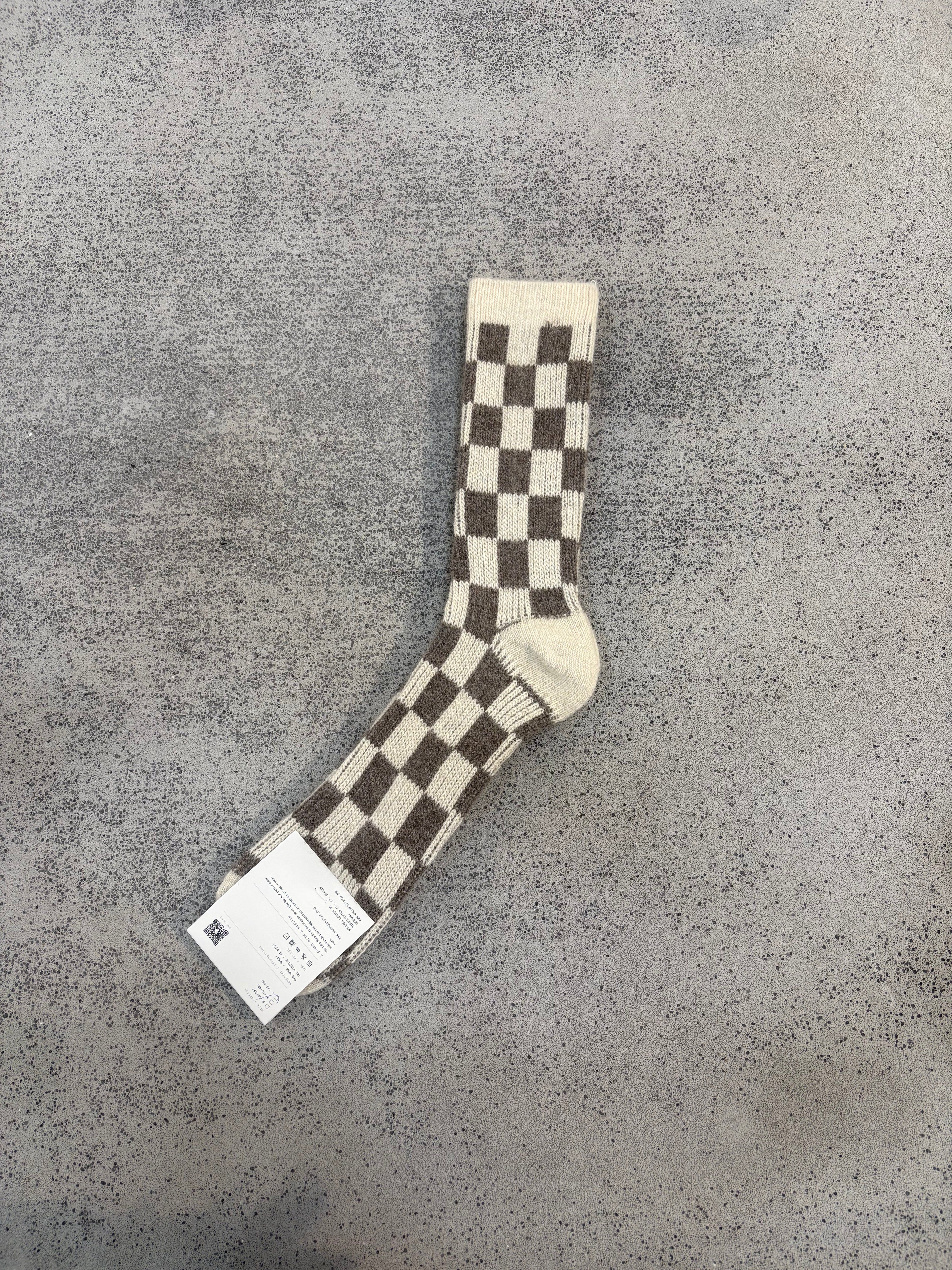 Wollsocken Quadrat