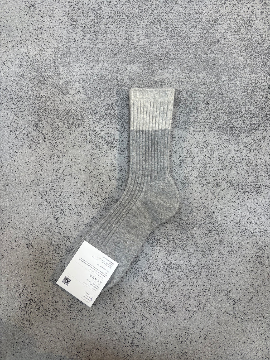 Wollsocken Braun/Grau