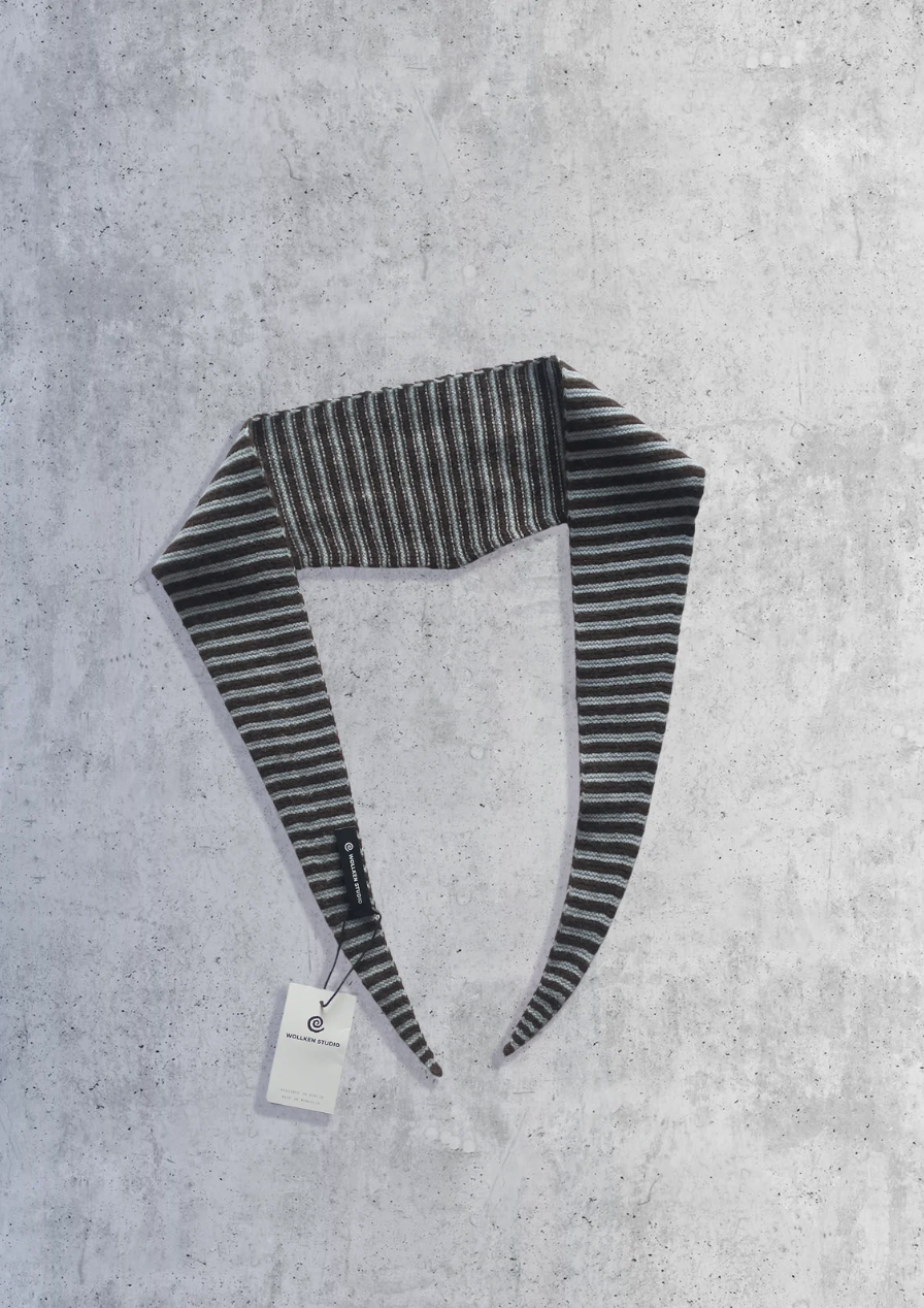 Triangular scarf – 50% yak wool, 50% sheep's wool