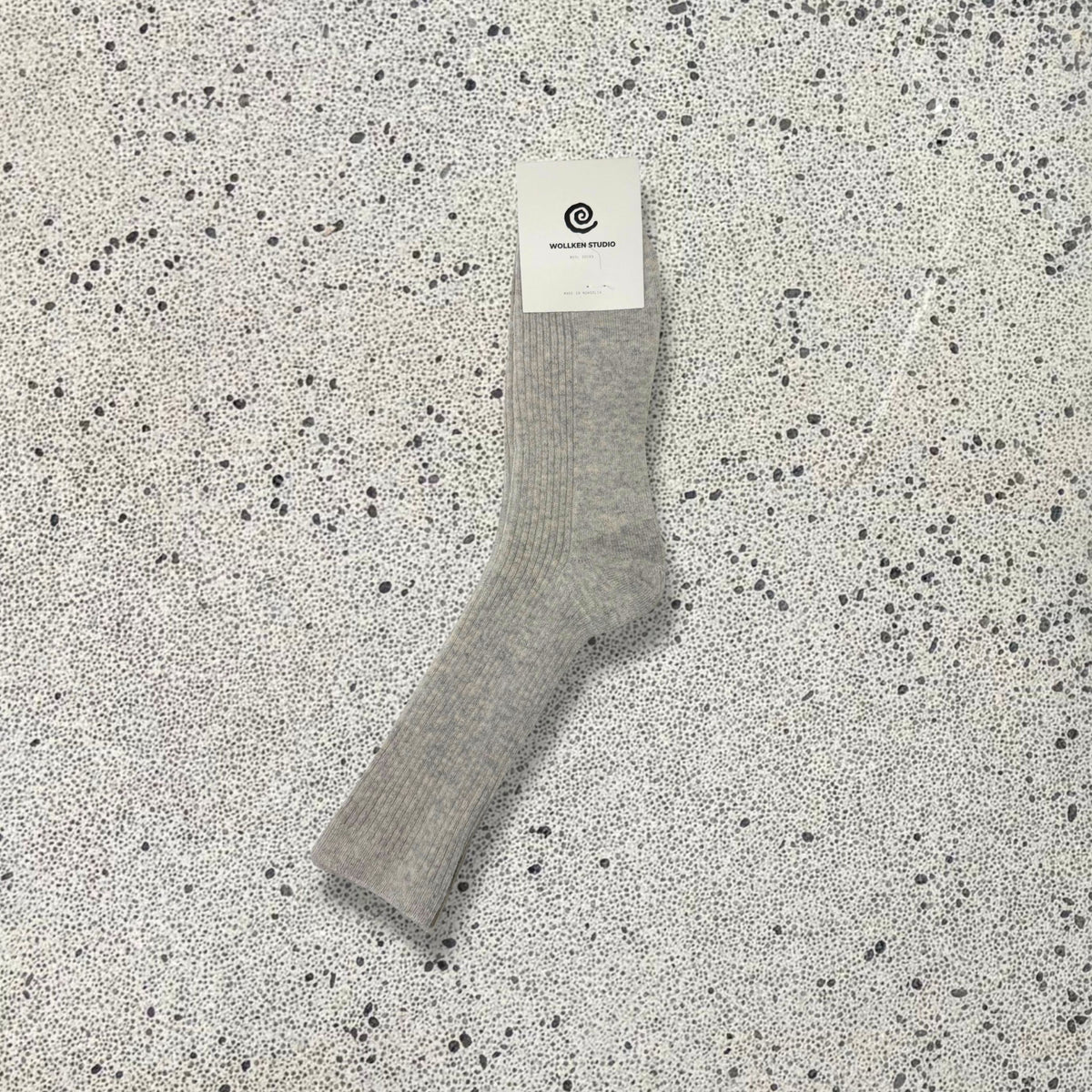 Wollsocken Classic Braun
