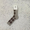 Plaid wool socks