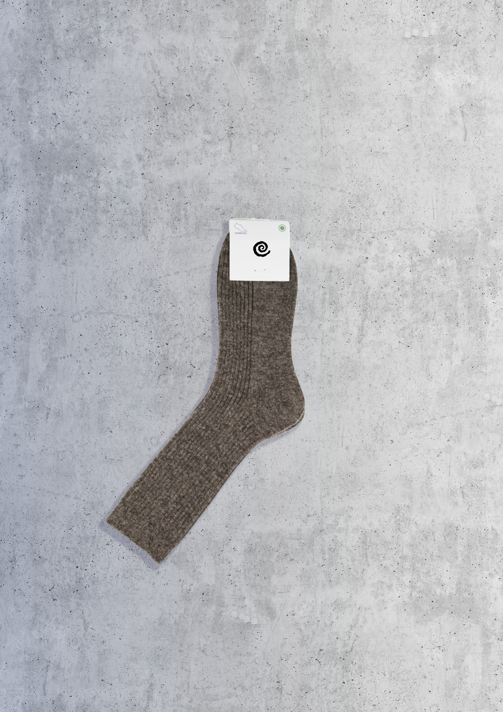 Wollsocken Classic Braun